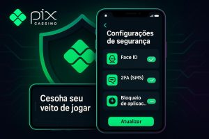 Ferramentas de segurança no aplicativo Cassino Pix
